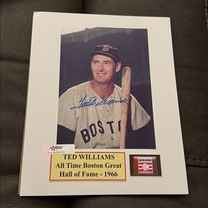 Ted Williams Boston Red Sox Signed photo